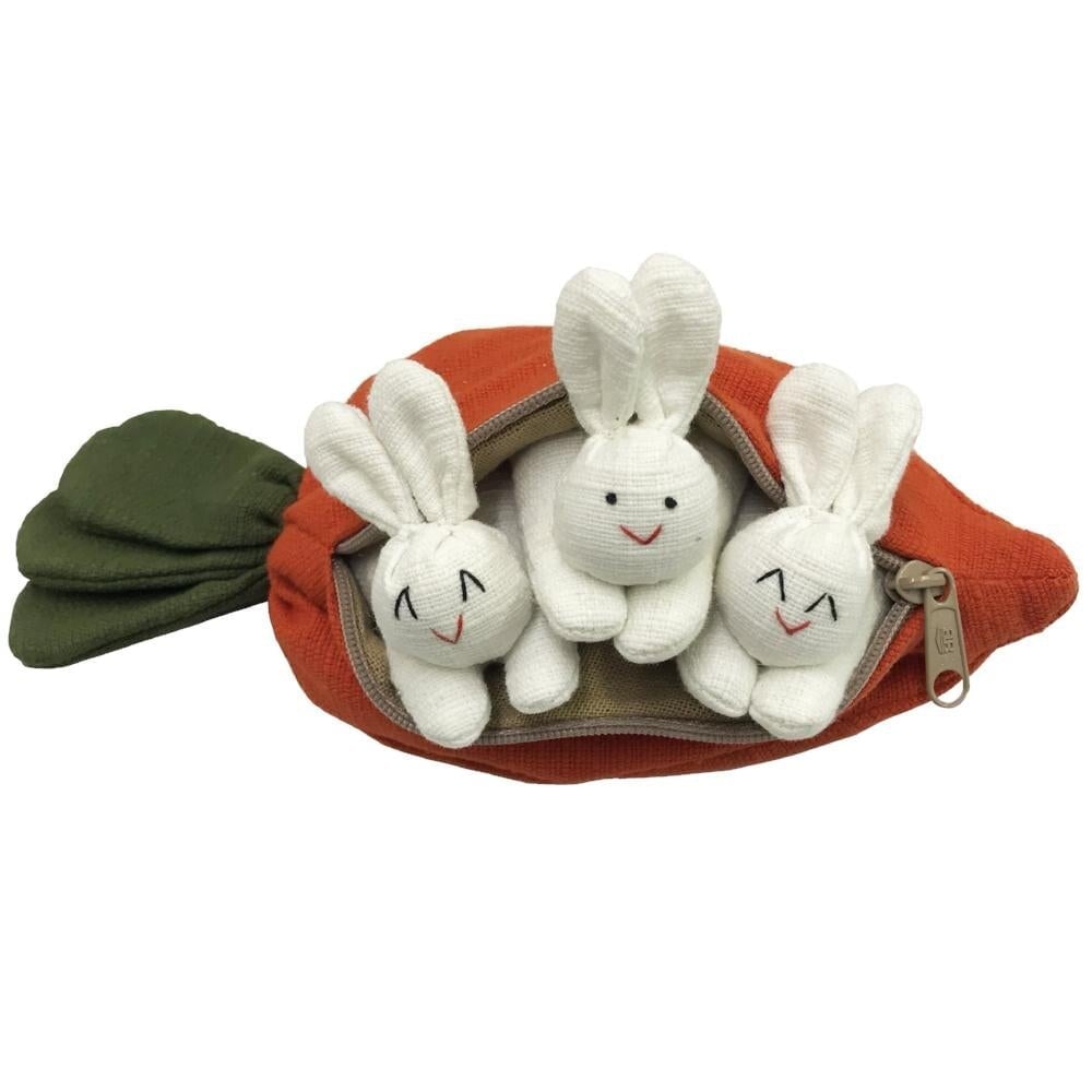 🔥Last Day Promotion 70% OFF🔥Hide-and-Seek Bunnies in Carrot Pouch