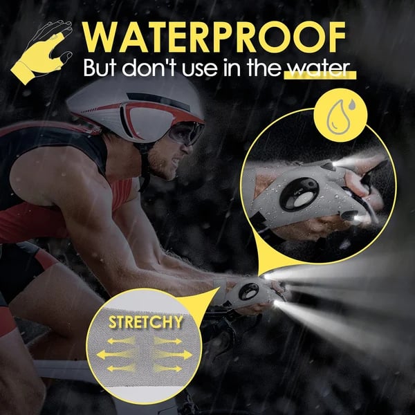 🔥Last Day Sale 49% OFF-LED Flashlight Waterproof Gloves