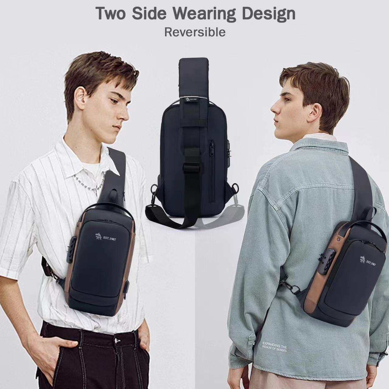 🔥LAST DAY SALE 50% OFF - Multifunctional  Anti-theft Chest Bag