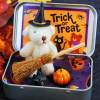 🍂TikTok Fall Sale — Last Day 70% OFF 🎉🧸Teddy Bear in a Box for Trick or Treat - Miniature Witcher🧙