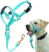 BARKLESS Dog Head Collar, No Pull Dog Halter with Soft Padding, Reflective Training Tool for Medium Large Dogs, Labrador, Stops Heavy Pulling and Easy Control on Walks