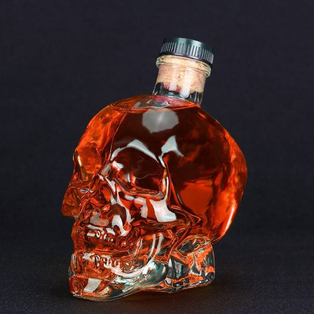 Doomed Crystal Skull Liquor Decanter