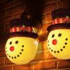 (🌲Early Christmas Sale- 50% OFF) ⛄Snowman Porch Light Covers❄