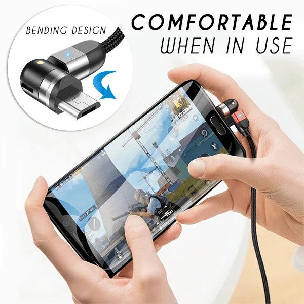 (HOT SALE- 50% OFF) Double 360° Magnetic Cable