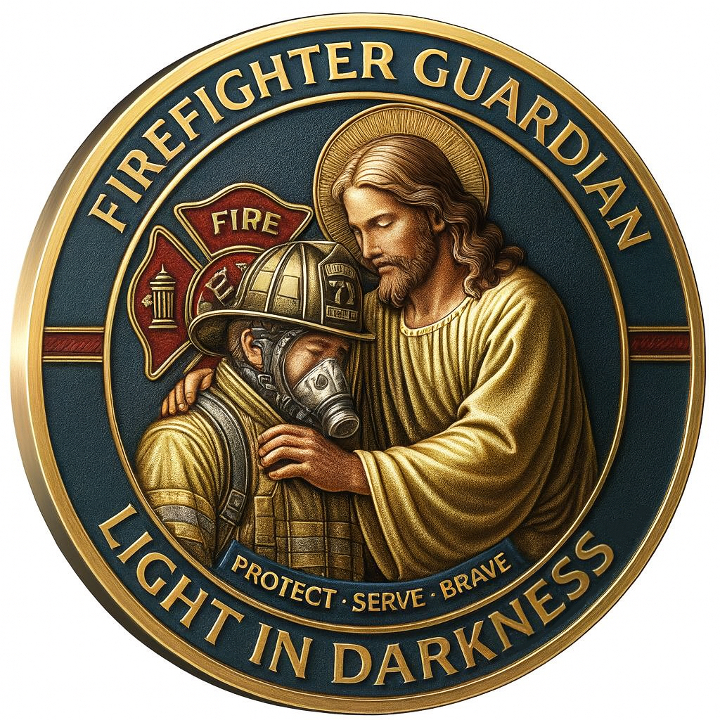 Light in Darkness：Firefighter Guardian Challenge Coin