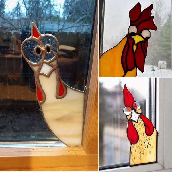 🔥HOT SALE NOW 49% OFF 🎁 - Funny Window Corner Decor - 🐓Peeping Rooster