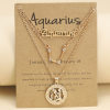 💝2024 V-Day Idear Gift♎12 Constellation Retro Necklace