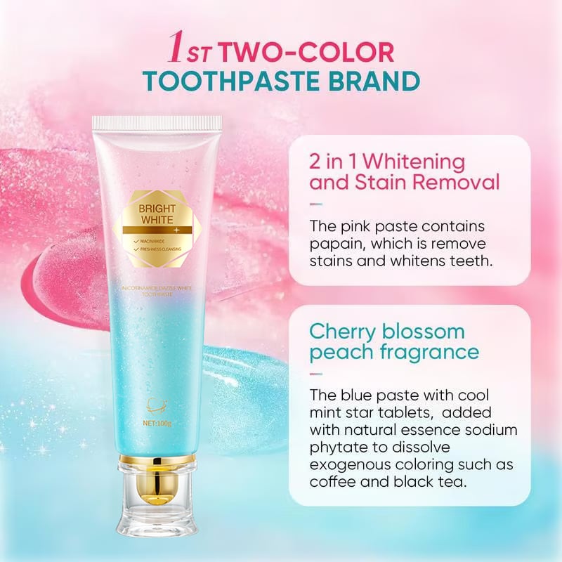 🦷Niacinamide Whitening Toothpaste - For Healthier, Whiter Teeth!✨