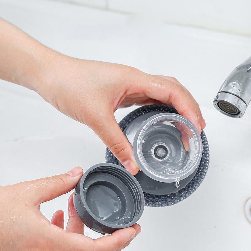🔥Last Day Promotion 50% OFF🔥Kitchen Soap Press Dispensing Palm Brush