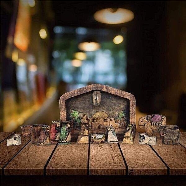 Nativity Puzzle Wooden Jesus Puzzles Set Jigsaw Game-Buy 2 Free Shipping