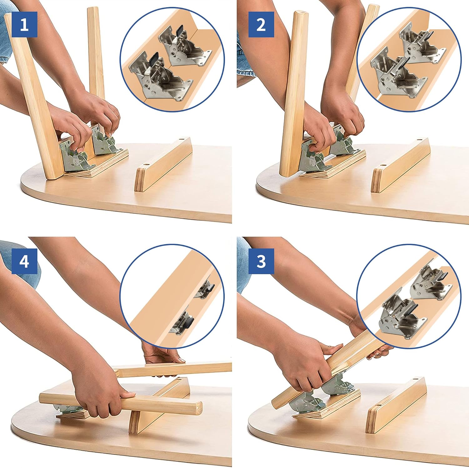 🔥90-Degree Self-locking Folding Hinge Lock