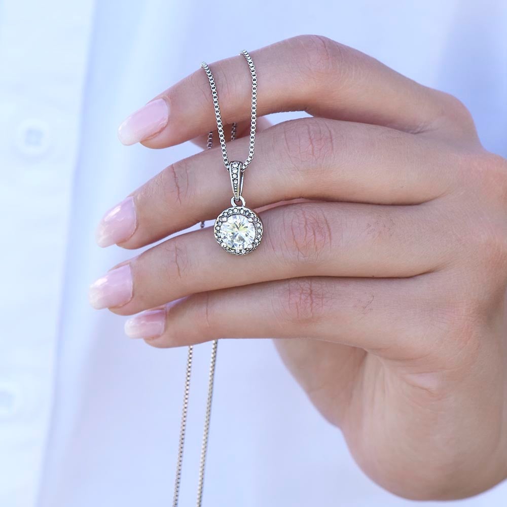 🎄Christmas Sale- 49% OFF💝Sterling Silver Necklace - With Real Rose - To My Baby