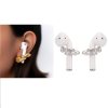 Anti-Lost Earring Strap Wireless Earphone Holder for Airpods 1 2  Pro Earbuds Ear Hook Silicone Connector Sport Ear Studs