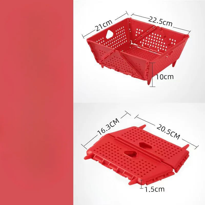 🎁TikTok Last Day Sale - 70% OFF🔥Foldable Multi-Functional Draining Storage Basket