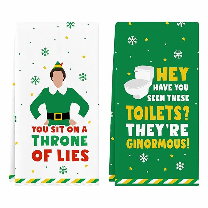 🎄🎅Christmas Presale - 49% OFF🎄-Funny Christmas Kitchen Towels