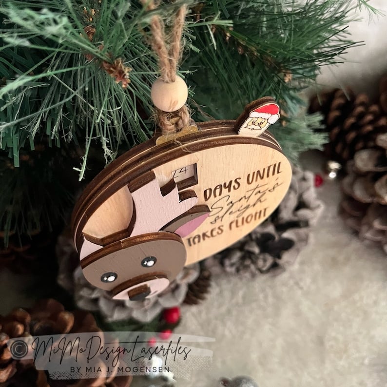 (🎄EARLY CHRISTMAS SALE - 50% OFF) 🎁Christmas Countdown Sliding Ornament, Buy 2 Free Shipping Only Today🚚