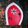 🎁Red Christmas Elf Door | Winter Fairy Do