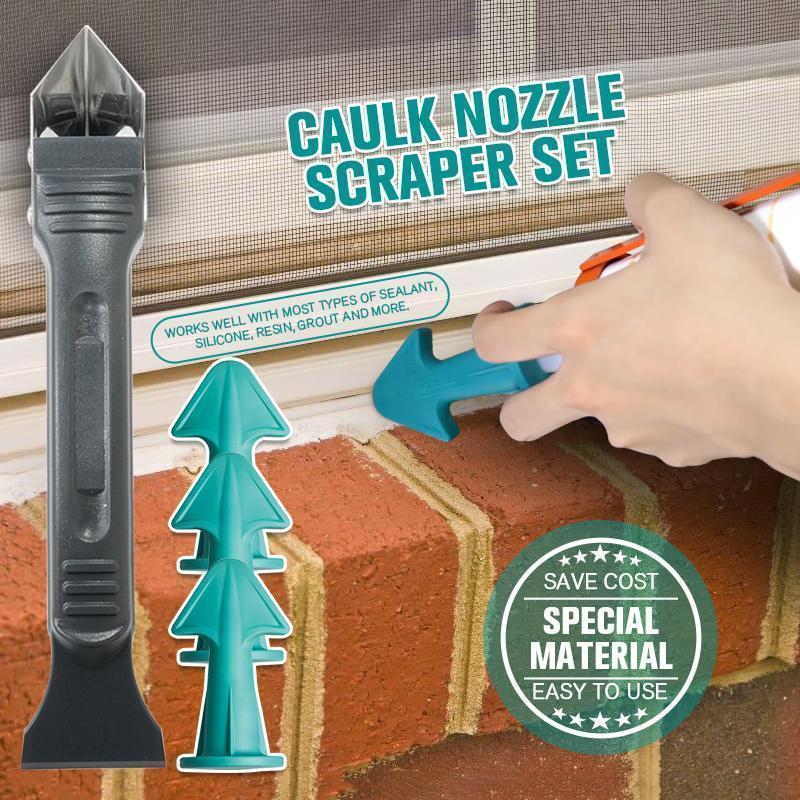 (New Year Sale- Save 50% OFF) Caulk Nozzle Scraper Set- Buy 2 Save $8 Only Today