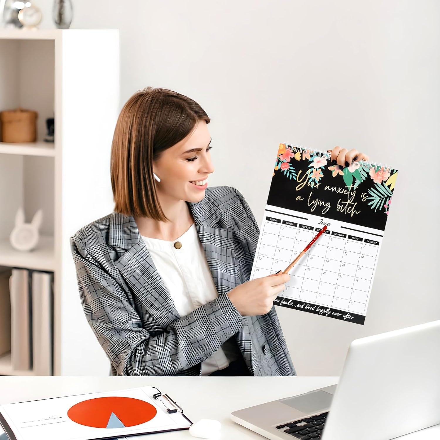 📅Fu-ck It Wall Calendar for Tired-Ass Women, 2025 Newest Fu-ck It Calendar for Tired Women