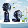 🔥Last Day Promotion 50% OFF -🎁-Compact USB-Rechargeable Mini Fan🚁5-Speed LED Display&HIGH AIRFLOW🌀