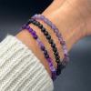 🎁2024 New Year Hot Sale🎁 Amethyst Stress Relief Beaded Bracelet Set