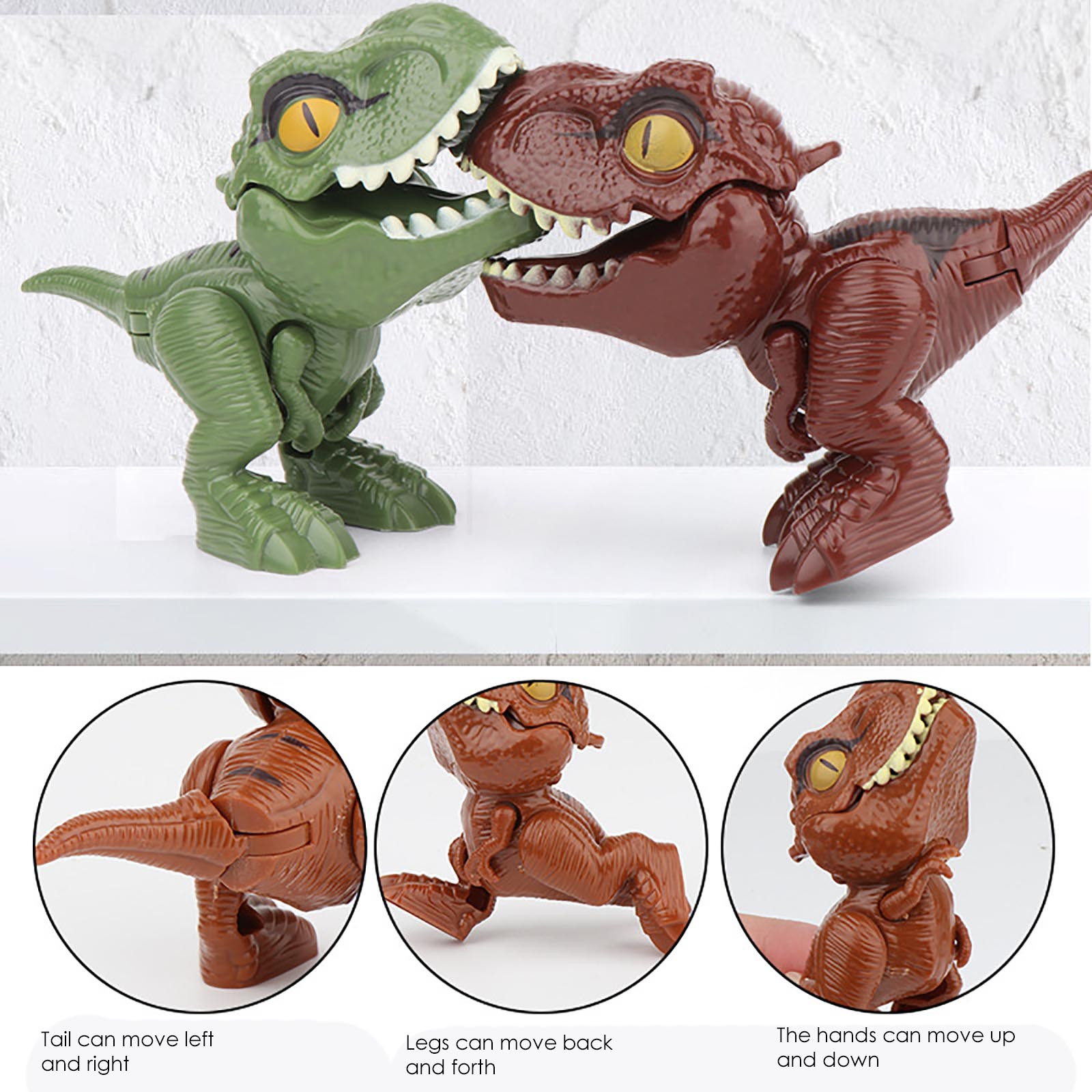 (Early Christmas Sale- 49% OFF) Finger Biting T-Rex Dinosaur Toy- Buy 5 Get 3 Free