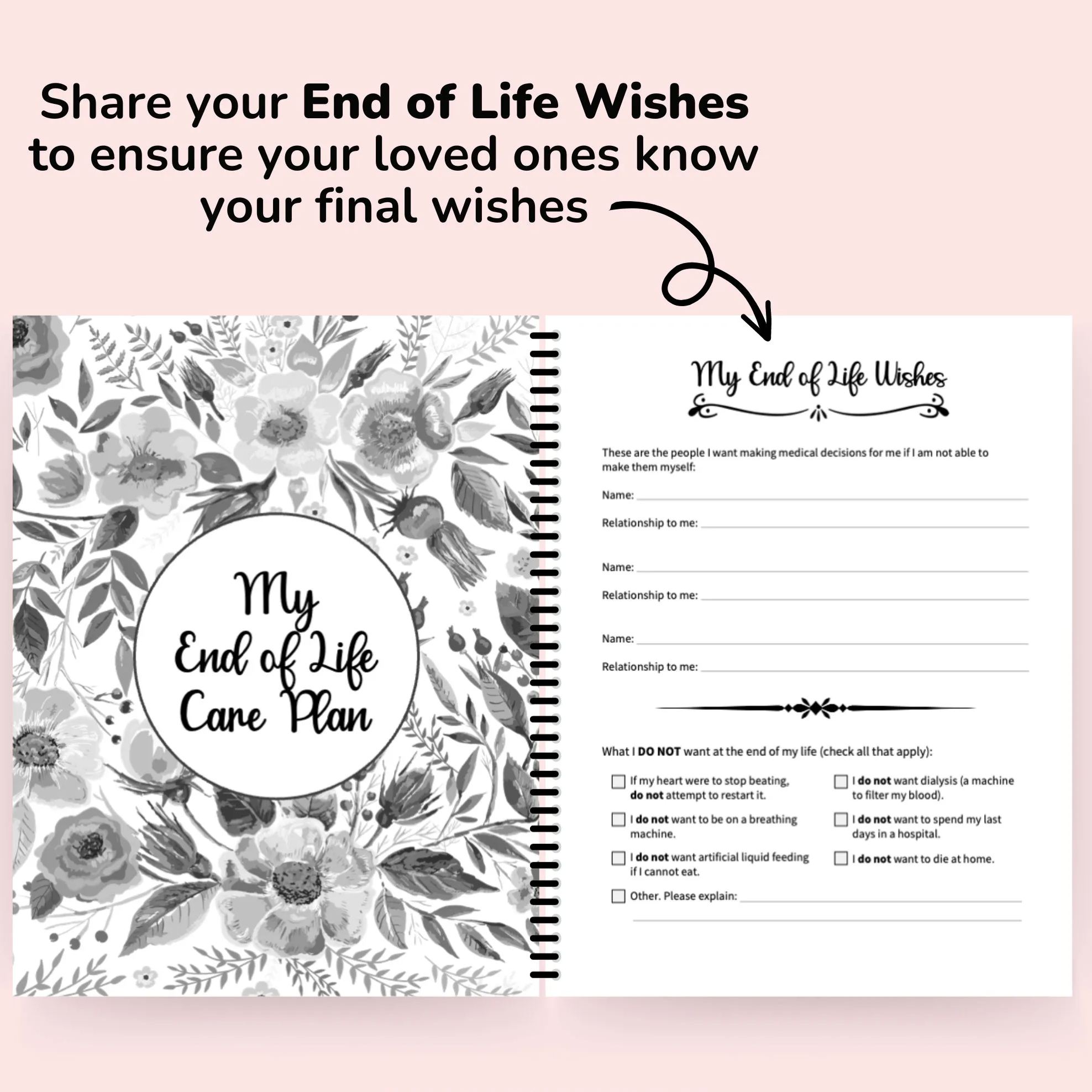 🔥LAST DAY 60% OFF -Fuck I'm Dead, End Of Life Planner