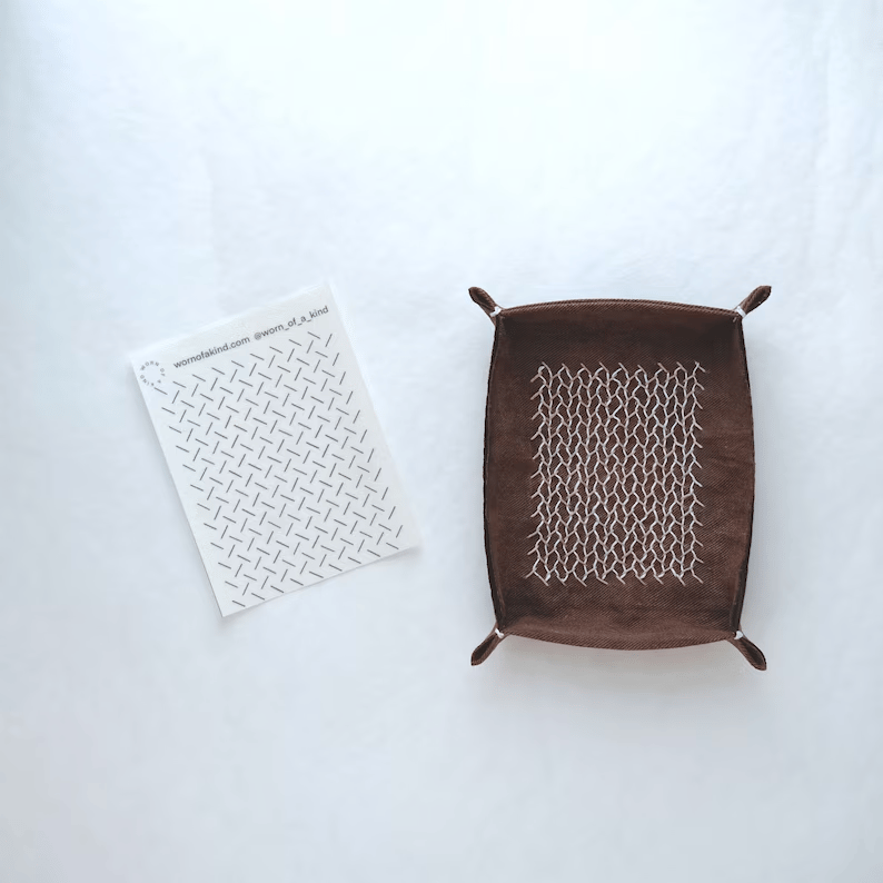 🔥Beginner-Friendly - 🪡Visible Mending Transfer Sashiko Pattern