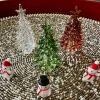 🔥🎄Handmade stained glass miniature Christmas tree, luminous glass Christmas tree, Christmas ornaments glass tree decoration, Christmas gift🎄
