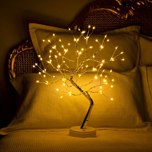 💡Led Remote Control Tree Light Night Light