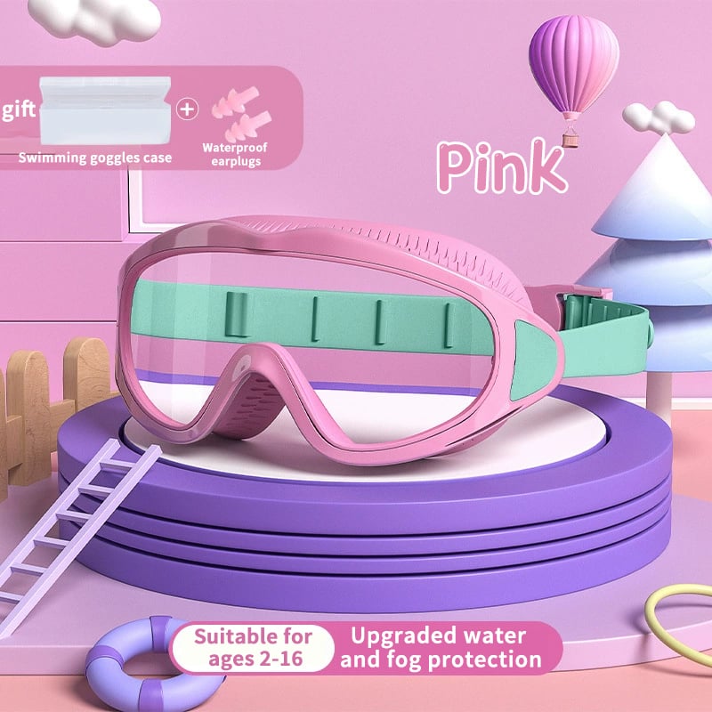 🎁TikTok Last Day Sale - 70% OFF🏊‍♂️ ✨HD children's large frame waterproof and anti-fog swimming goggles
