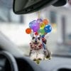 🎄Christmas Sale 50% Off-Dog Car Charm with Balloons🐶🎈