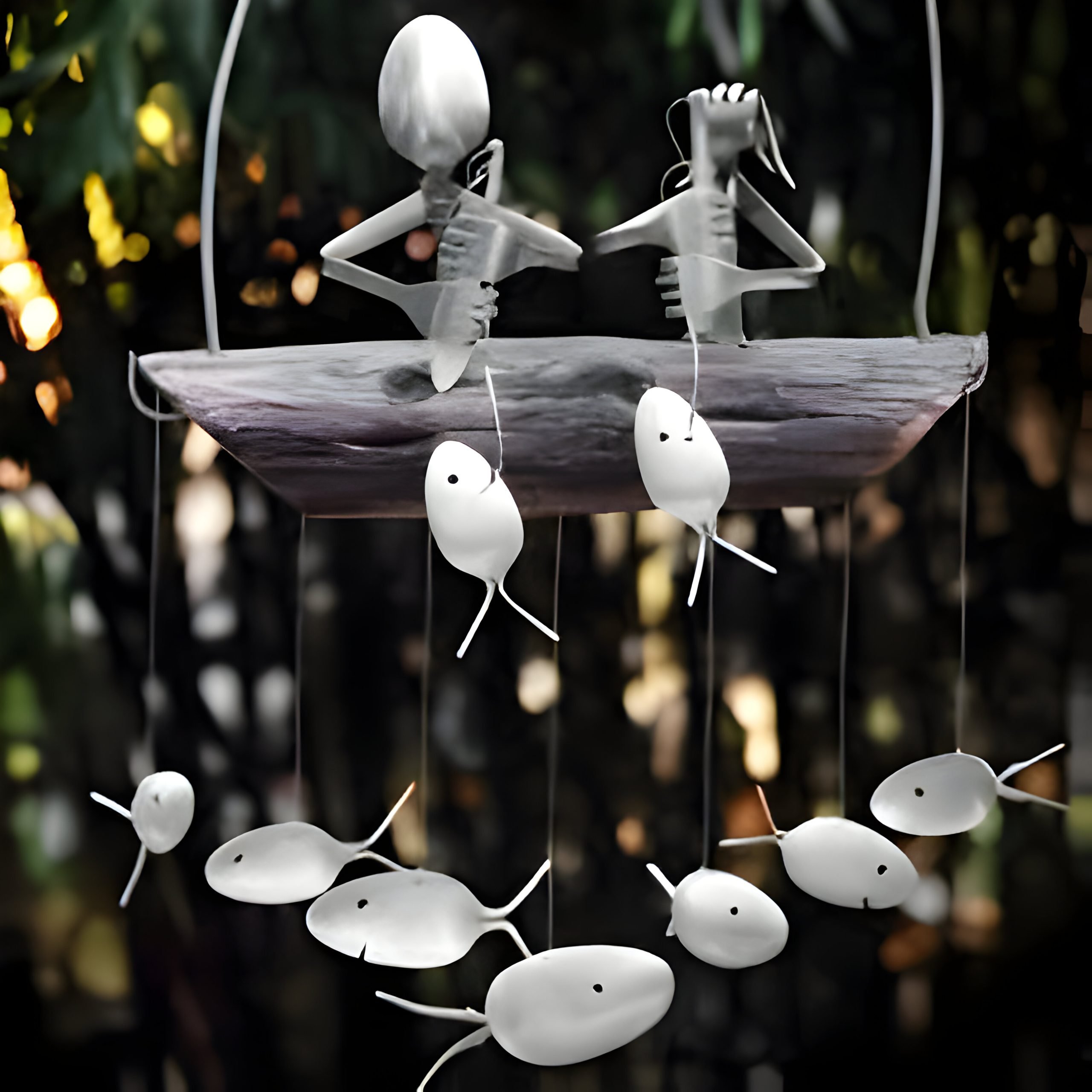 Fisherman Spoon Wind Chimes