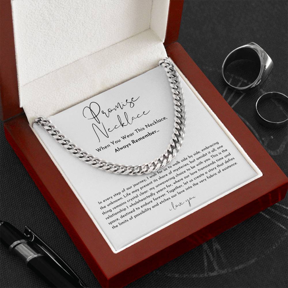 🔥LAST DAY 50% OFF🔥Promise Necklace For Him