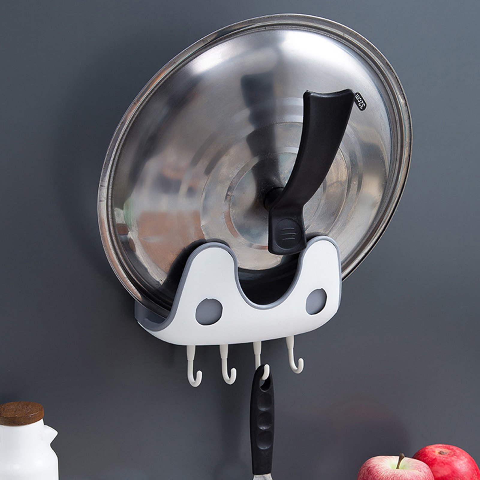 (🎅Christmas PRE SALE -49% OFF) Wall Mounted Pan Lid Rack, BUY 2 FREE SHIPPING