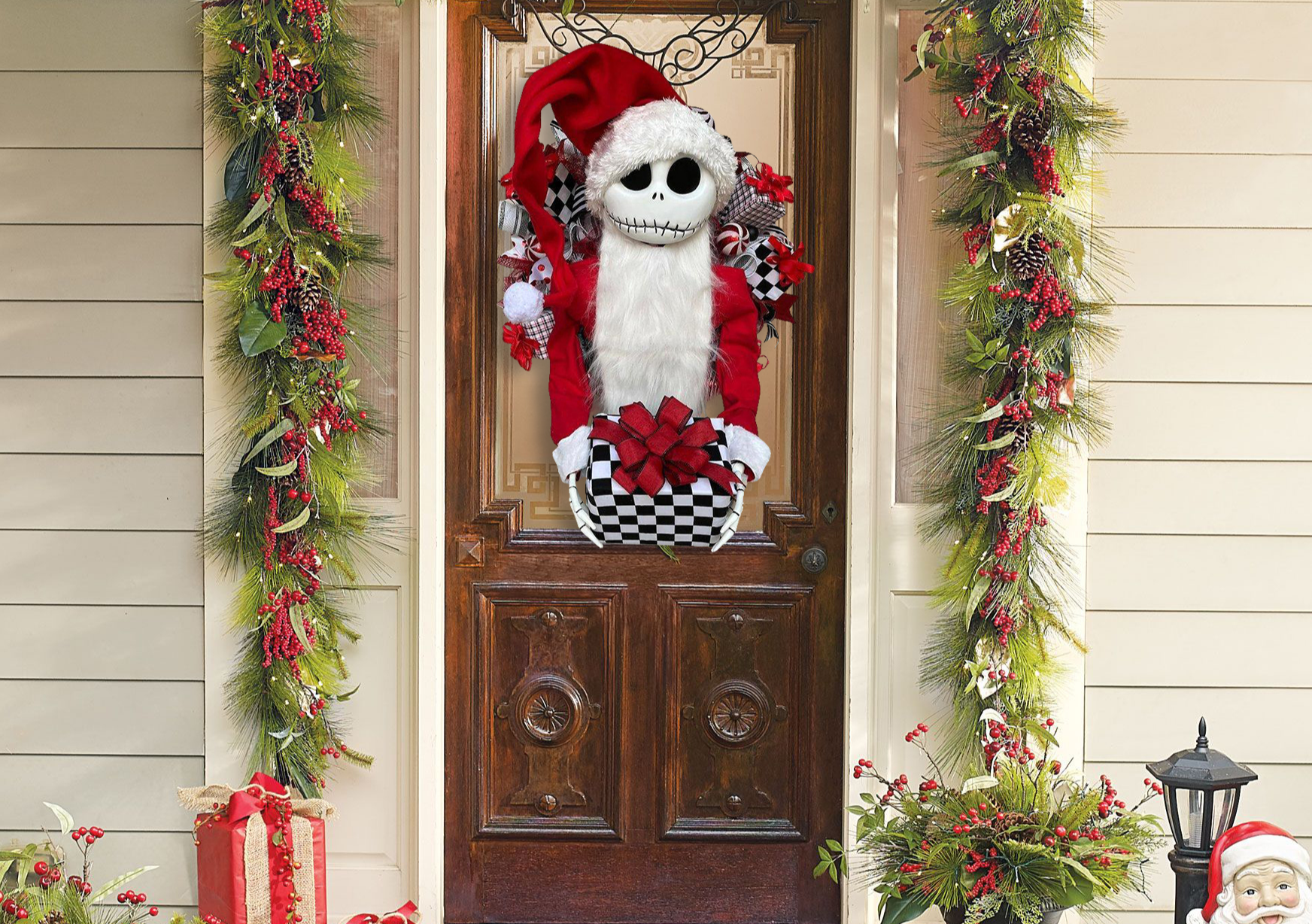 🔥Last Day Promotion 48% OFF-🎁-Jack Skellington, Nightmare Before Christmas, Christmas Wreath