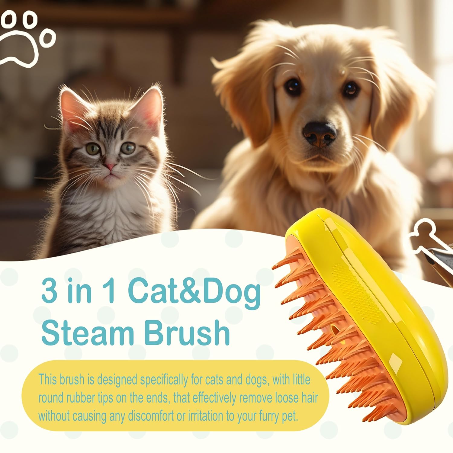 🎁Early Christmas Sale 50% OFF🎁Steamy Cat Brush