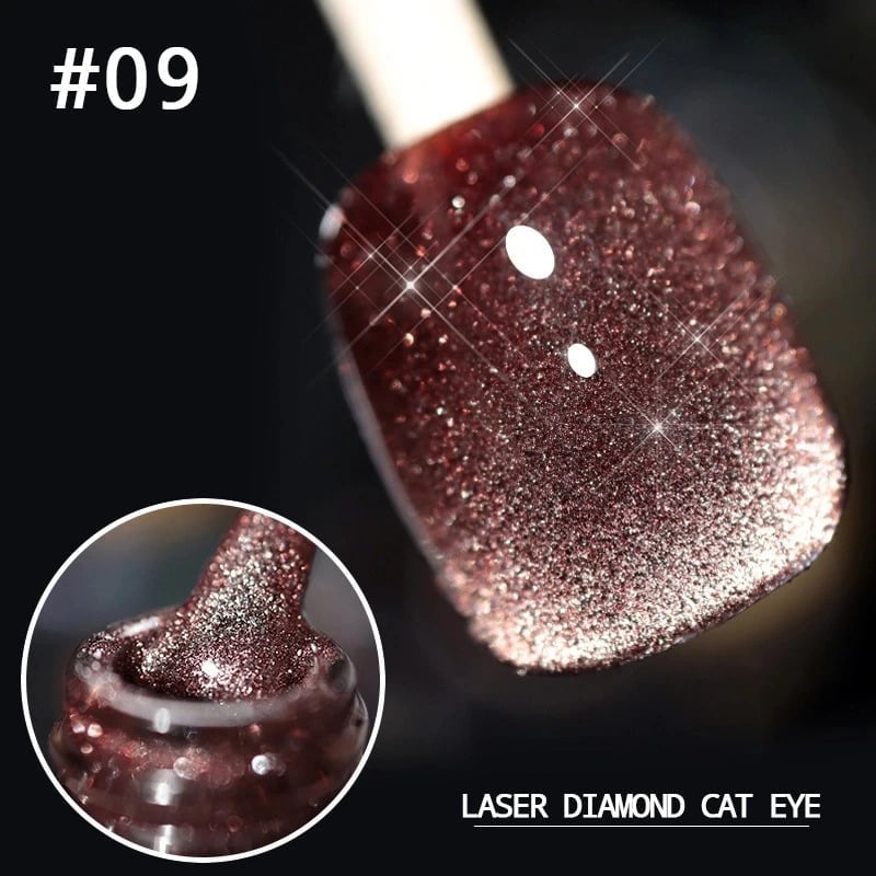 (🌲Early Christmas Sale - 49% OFF) 💎Laser Diamond Cat Eye Nail Polish