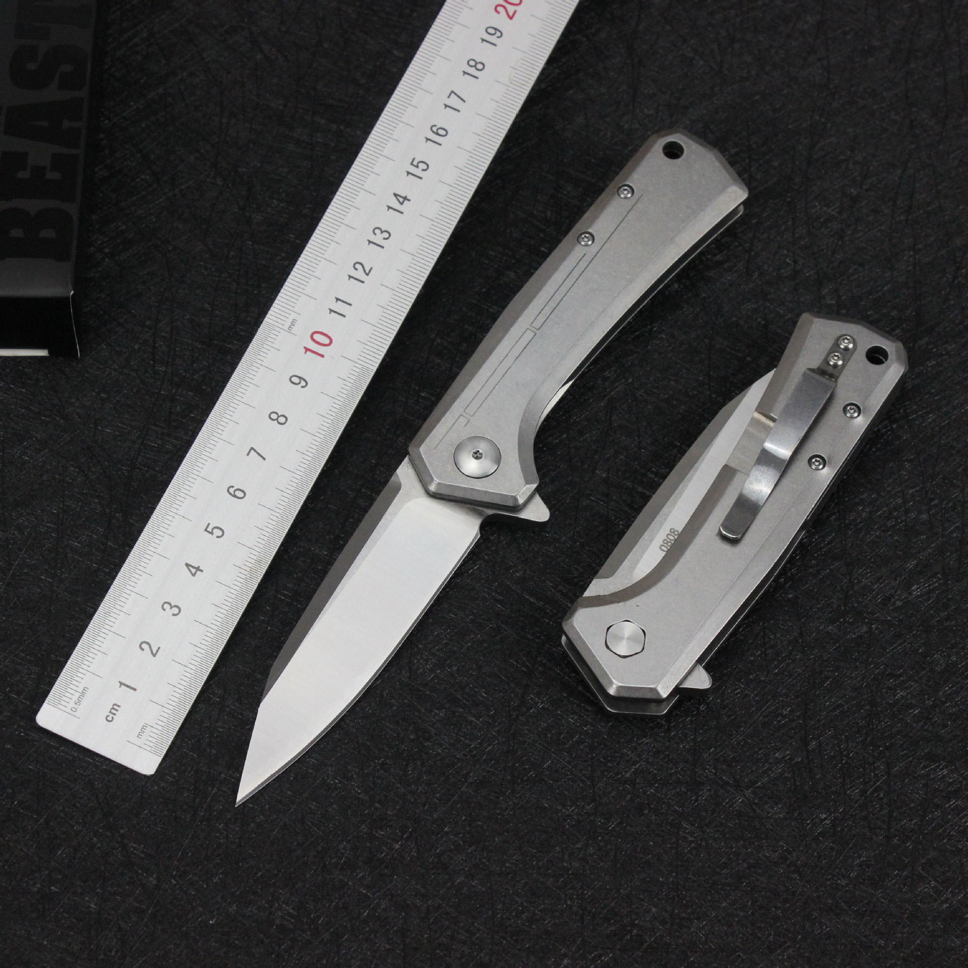 High Hardness D2 Steel Outdoor Camping Folding Knife-5202