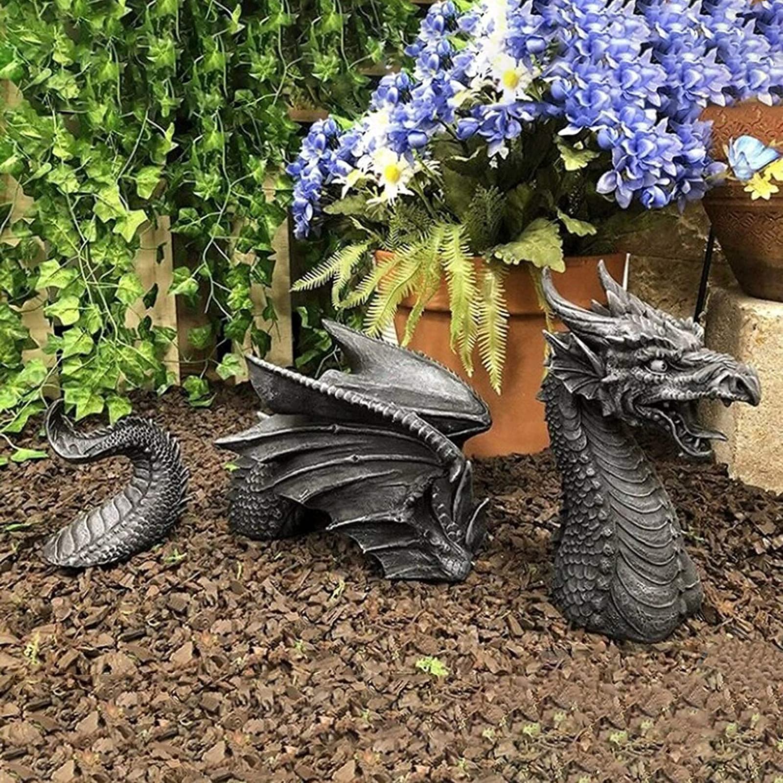 (Last Day Promotion - 50% OFF) 🔥Hefaxi The Gothic Dragon Garden Statue, BUY 2 FREE SHIPPING