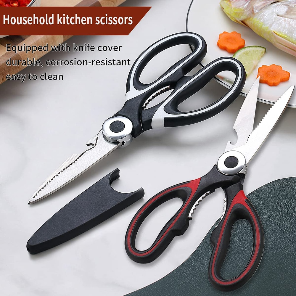 Christmas Hot Sale 48% OFF - Multifunctional Kitchen Scissors - BUY 2 GET 1 FREE NOW