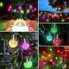 💖Mother's Day Promotion 48% OFF-🎁-Multicolor Crackle Glass Hanging Solar Lights