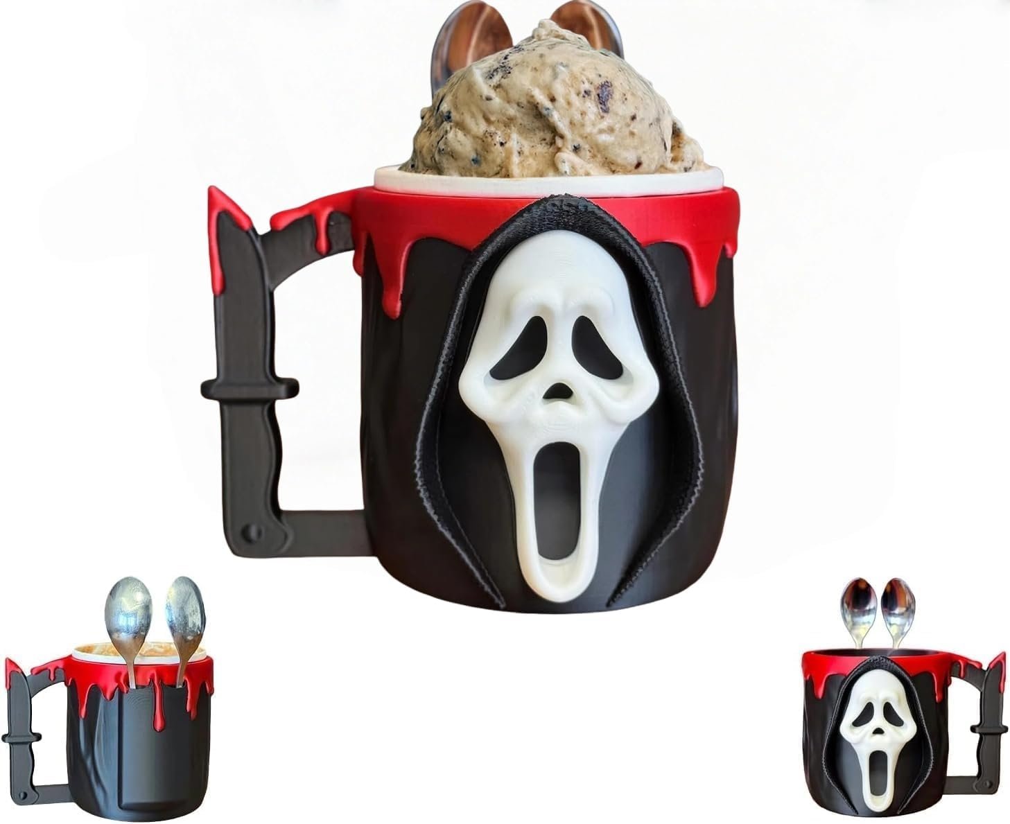 🎁TikTok Last Day Sale - 70% OFF🔥Ghostface Ice Cream Pint Holder