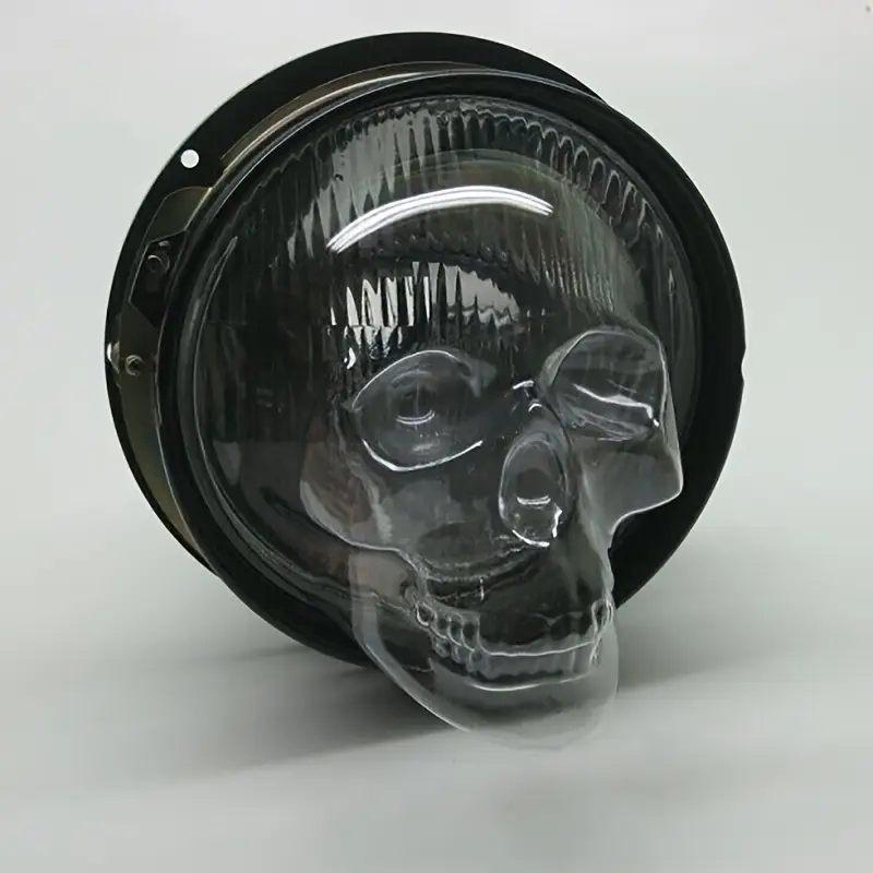 Skull Car Headlight Cover