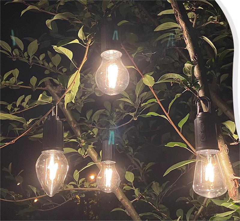 🔥Last Day Promotion 50% OFF🔥 New Outdoor Camping Hanging Type-C Charging Retro Light Bulb Lighting Decoration