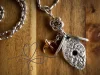 Handmade Birdhouse Necklace or Purse Charm