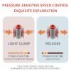 Pressure Sensitive Suction Clitoral Stimulation Vibrator