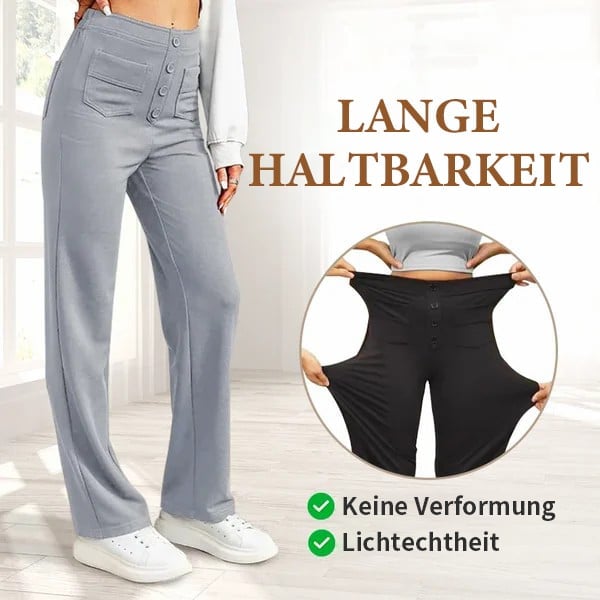 🔥Letzter Tag 49% Rabatt🔥Lässige Stretch-Hose mit hoher Taille für Frauen