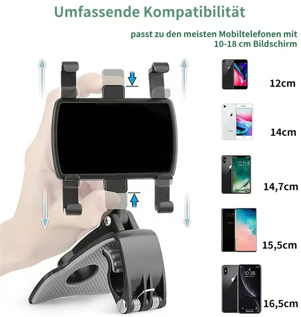 🔥Letzter Tag 49% Rabatt✨360° Dashboard‑Handyhalter
