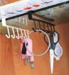 (MOTHER'S DAY SALE - SAVE 50% OFF)Under-Cabinet Hanger Rack (6 Hooks)